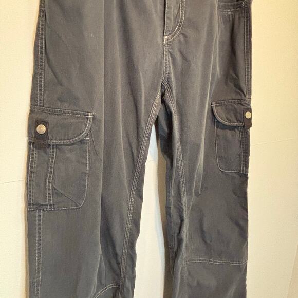 Kuhl Washed Black Roll Tab Convertible Cargo Pant - size 12 - Picture 4 of 10